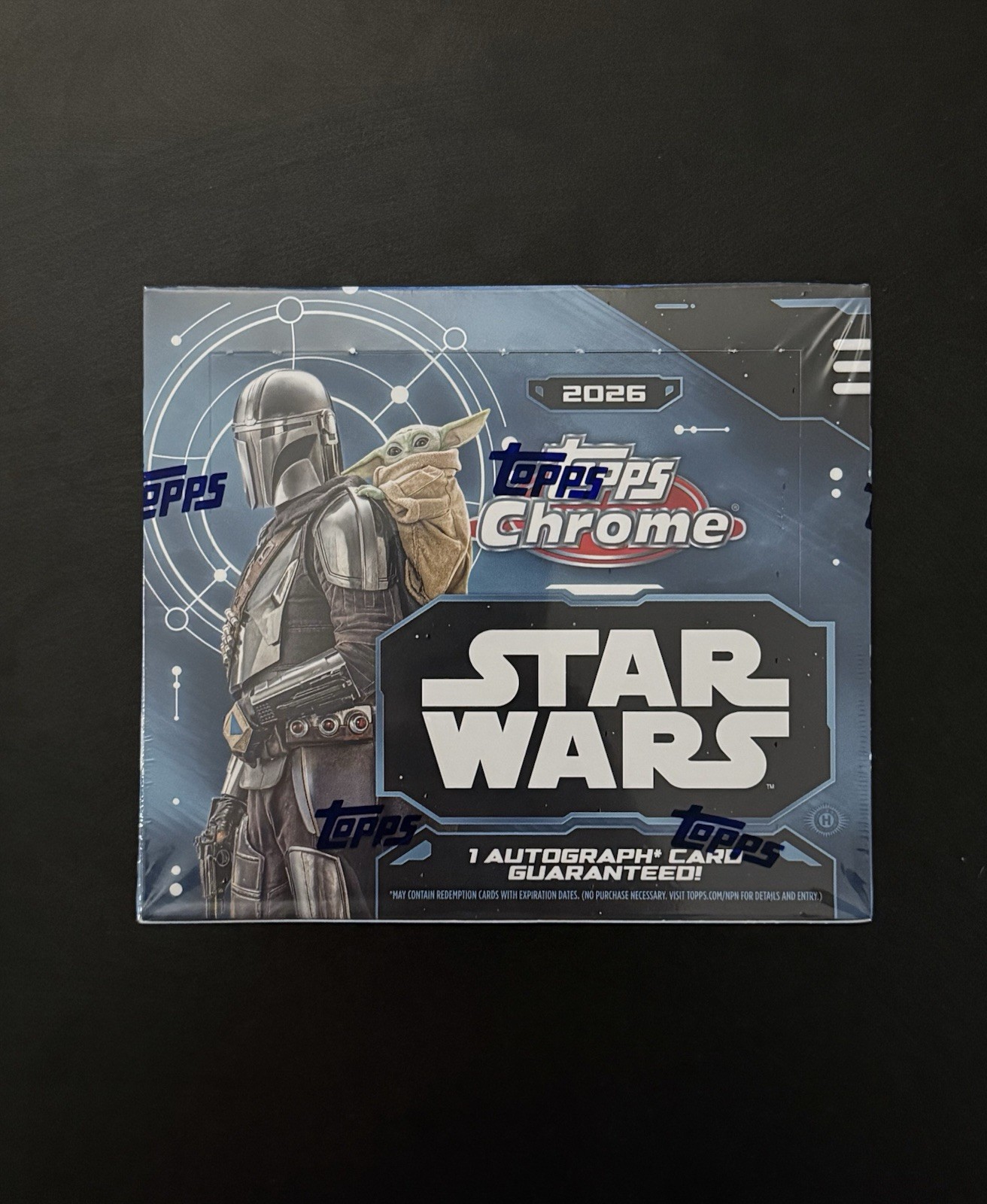 2026 TOPPS CHROME STAR WARS HOBBY BOX - BRAND NEW FACTORY SEALED -  ON HAND
