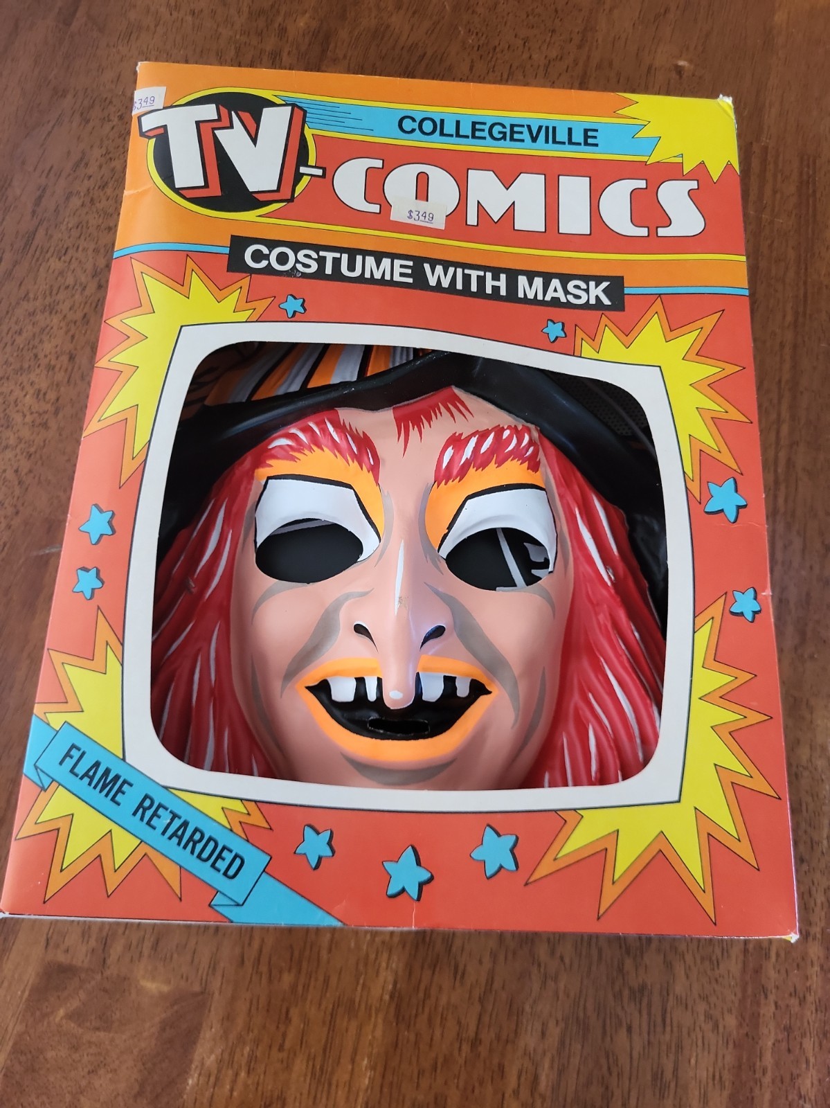 Vintage 1970s Collegeville HR Pufnstuf Witchiepoo Halloween Costume Boxed Mask