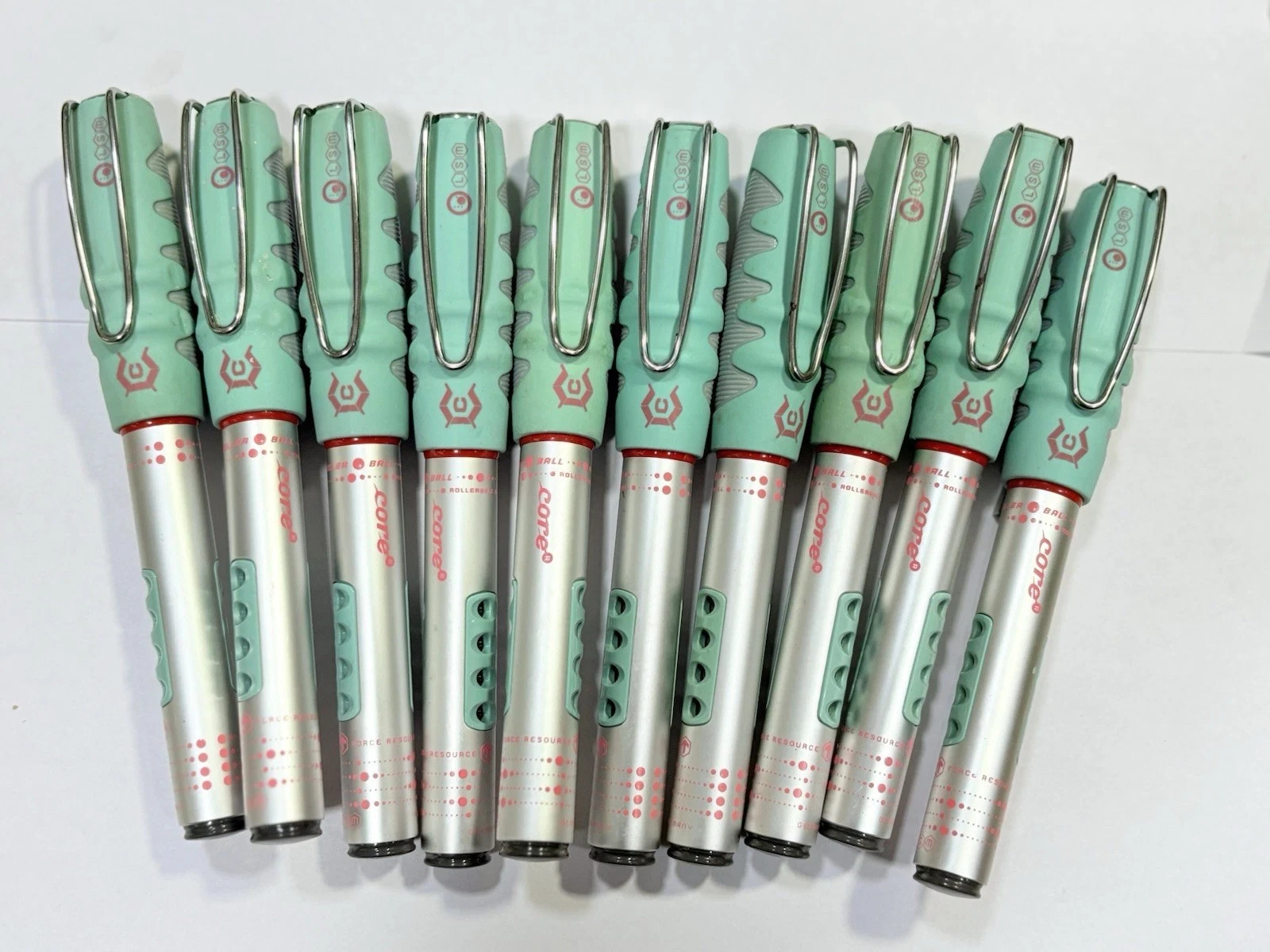 Vintage rOtring Core Lysium Style Rollerball Pen Lot of 10 Germany