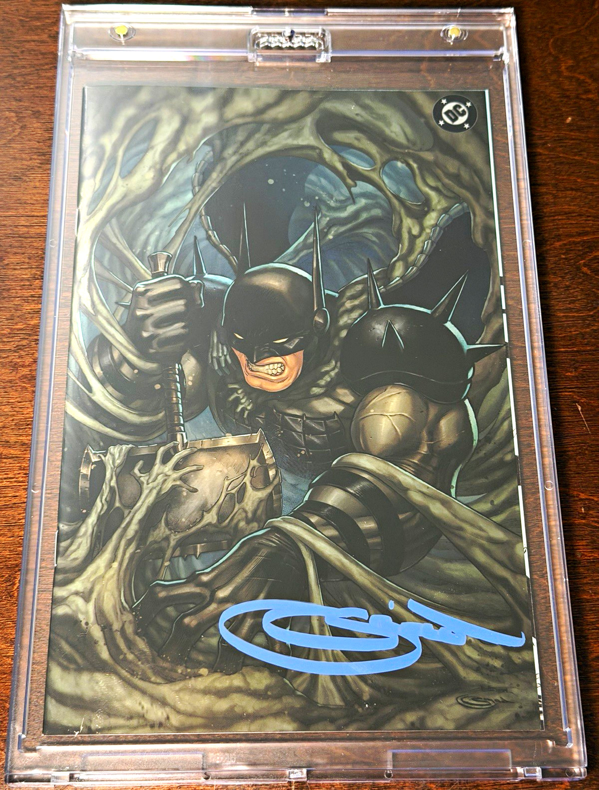FREE SHIPPING Absolute Batman #23 Virgin Foil Variant Signed by Sajad Shah COA
