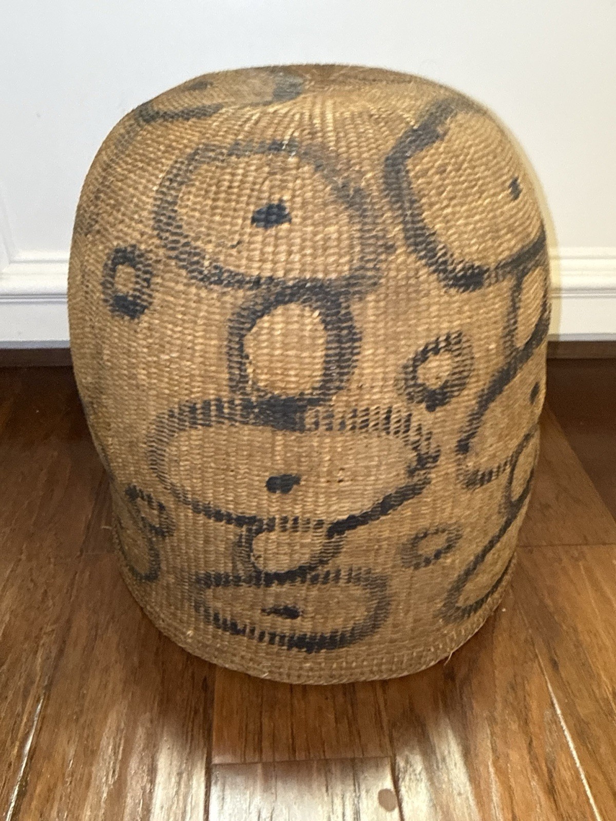 Yanomami Handwoven  Large South American Burden Gathering Basket 