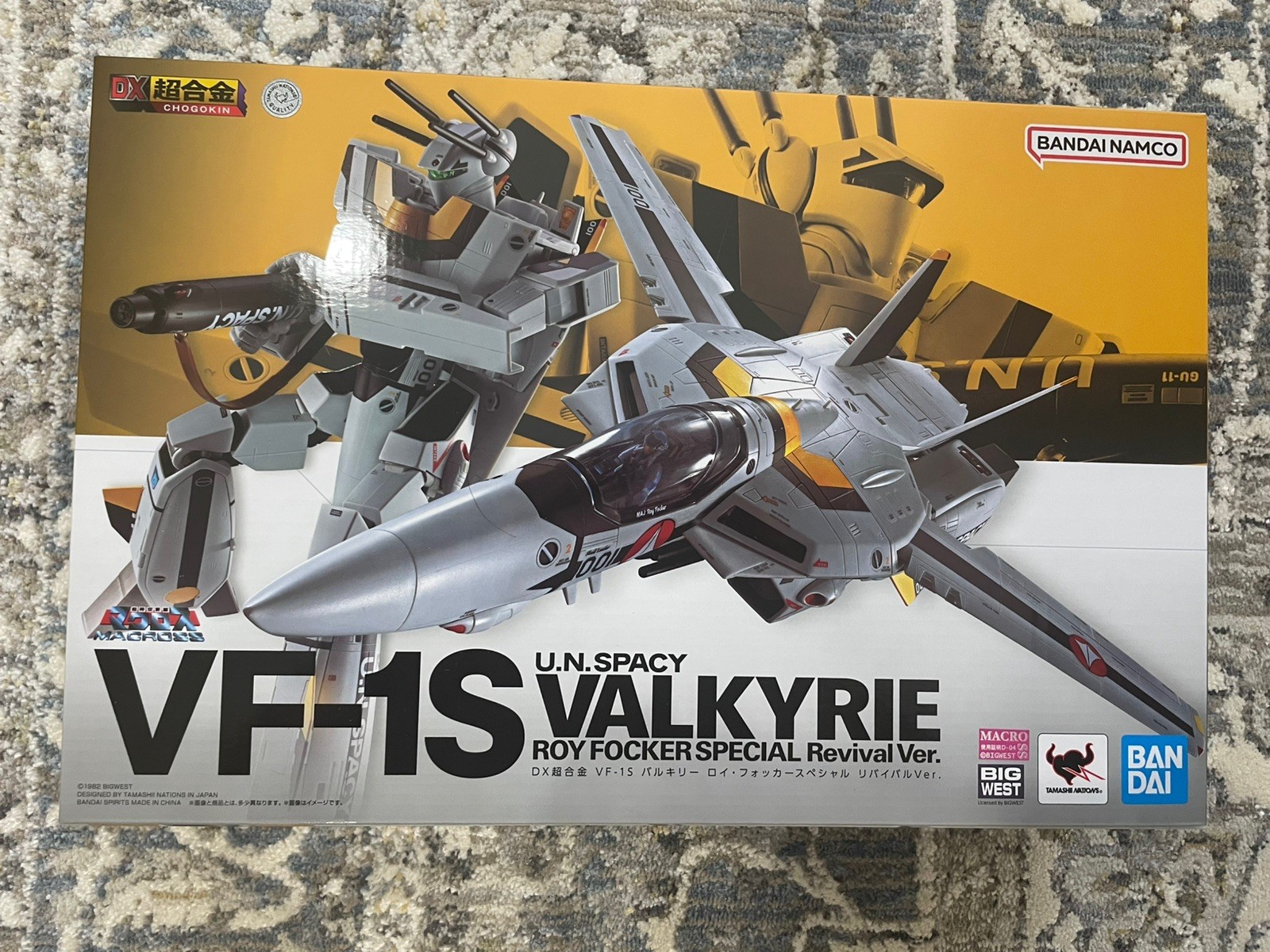 DX Chogokin VF-1S Valkyrie Roy Focker Special Revival Ver Macross Bandai NEW