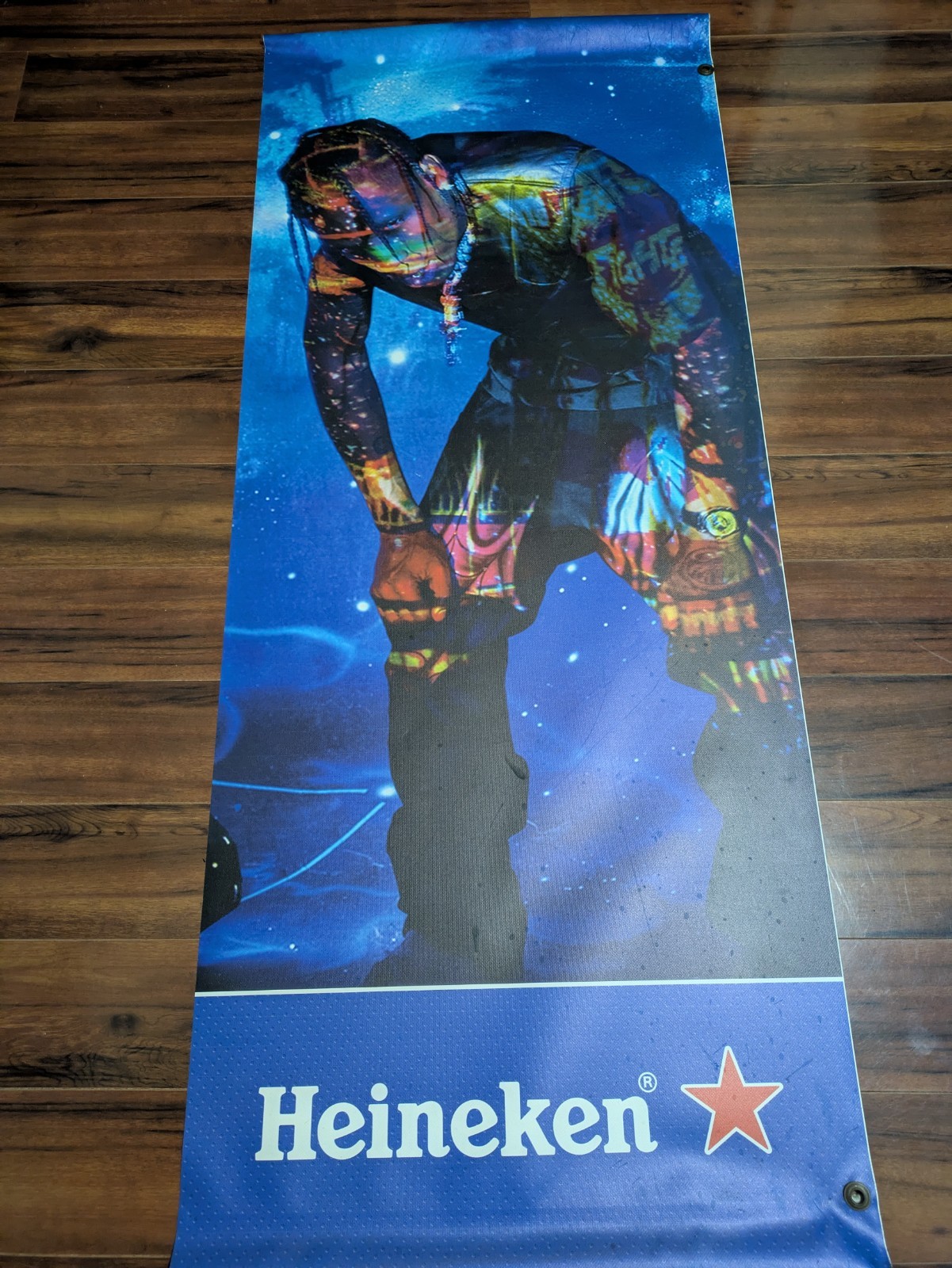 Travis Scott AstroWorld Tour Vinyl Arena Pole Banner 🔥