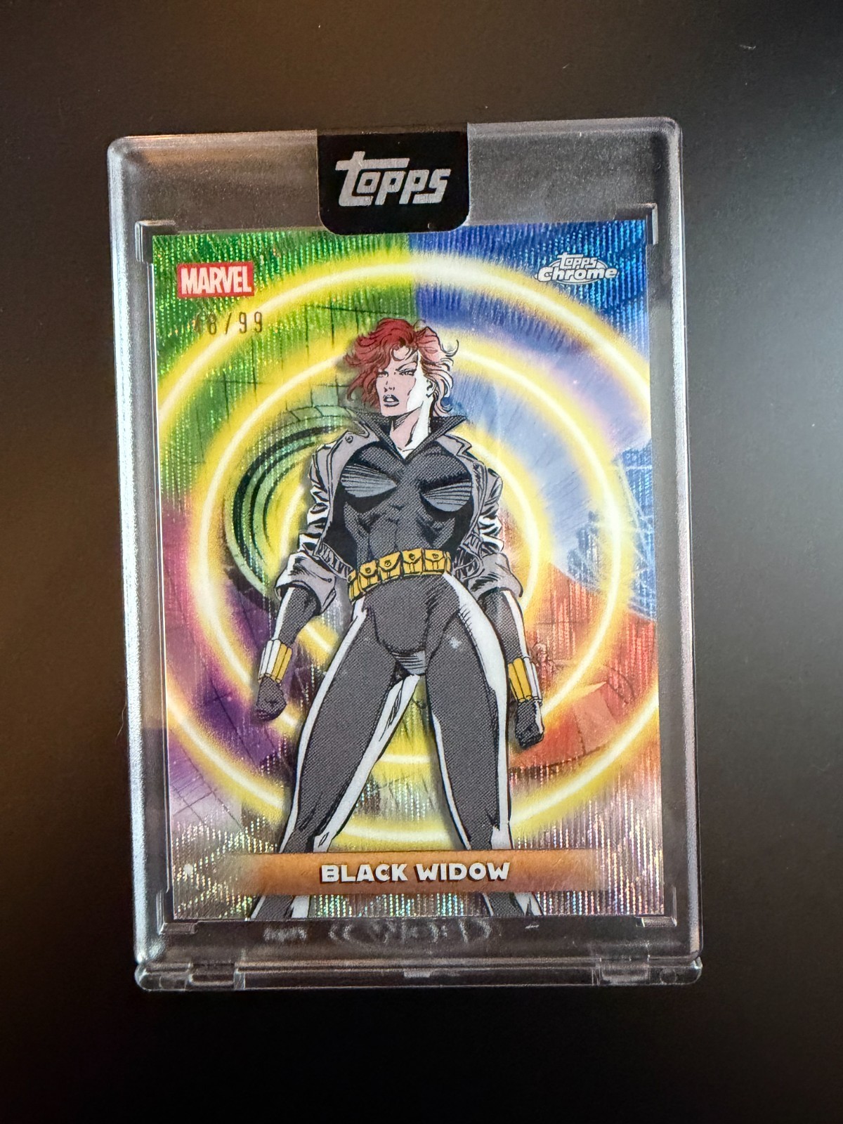 2026 Topps Marvel Mint Black Widow Cerebro #51 /99 Encased