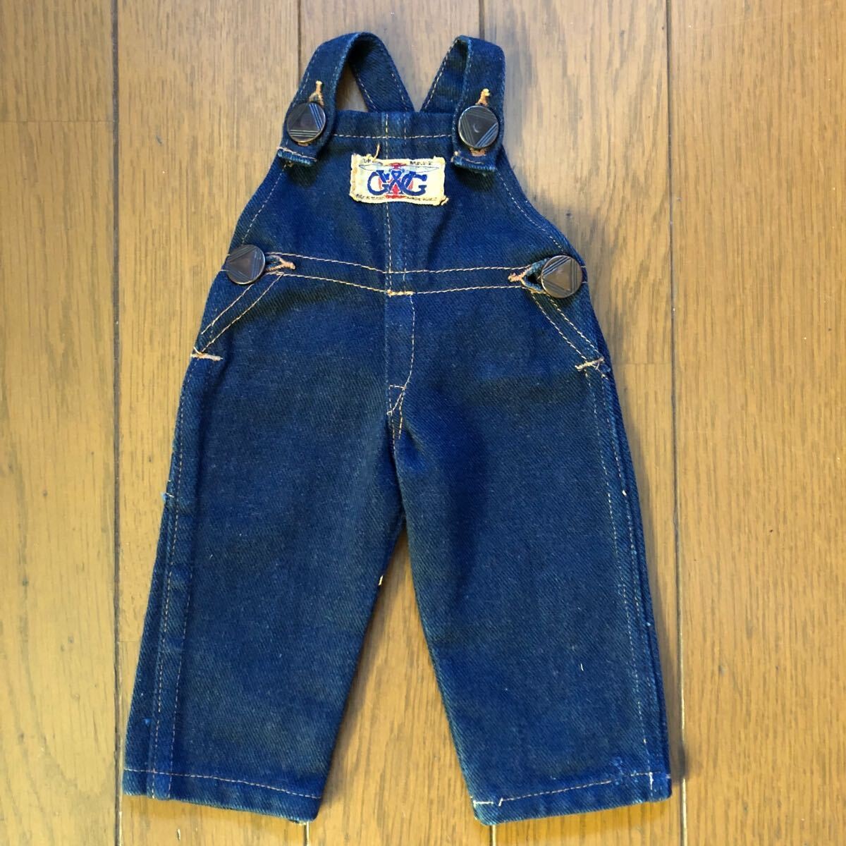 1940s GWG Wartime Salesman Sample Denim Overalls, Left Twill, Rare, 28cm