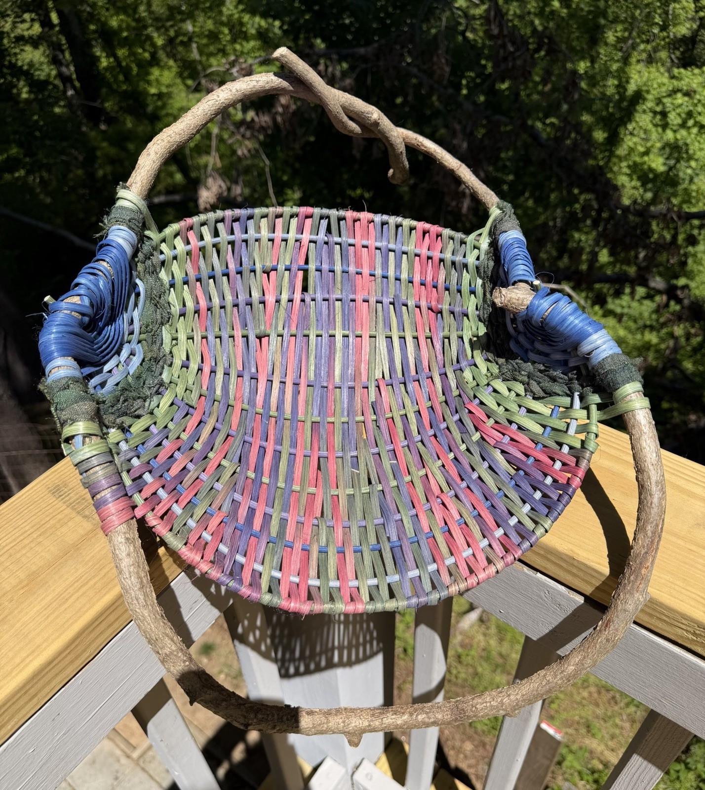 Joe Bruneau Handwoven Appalachian Rib Basket - Large 24