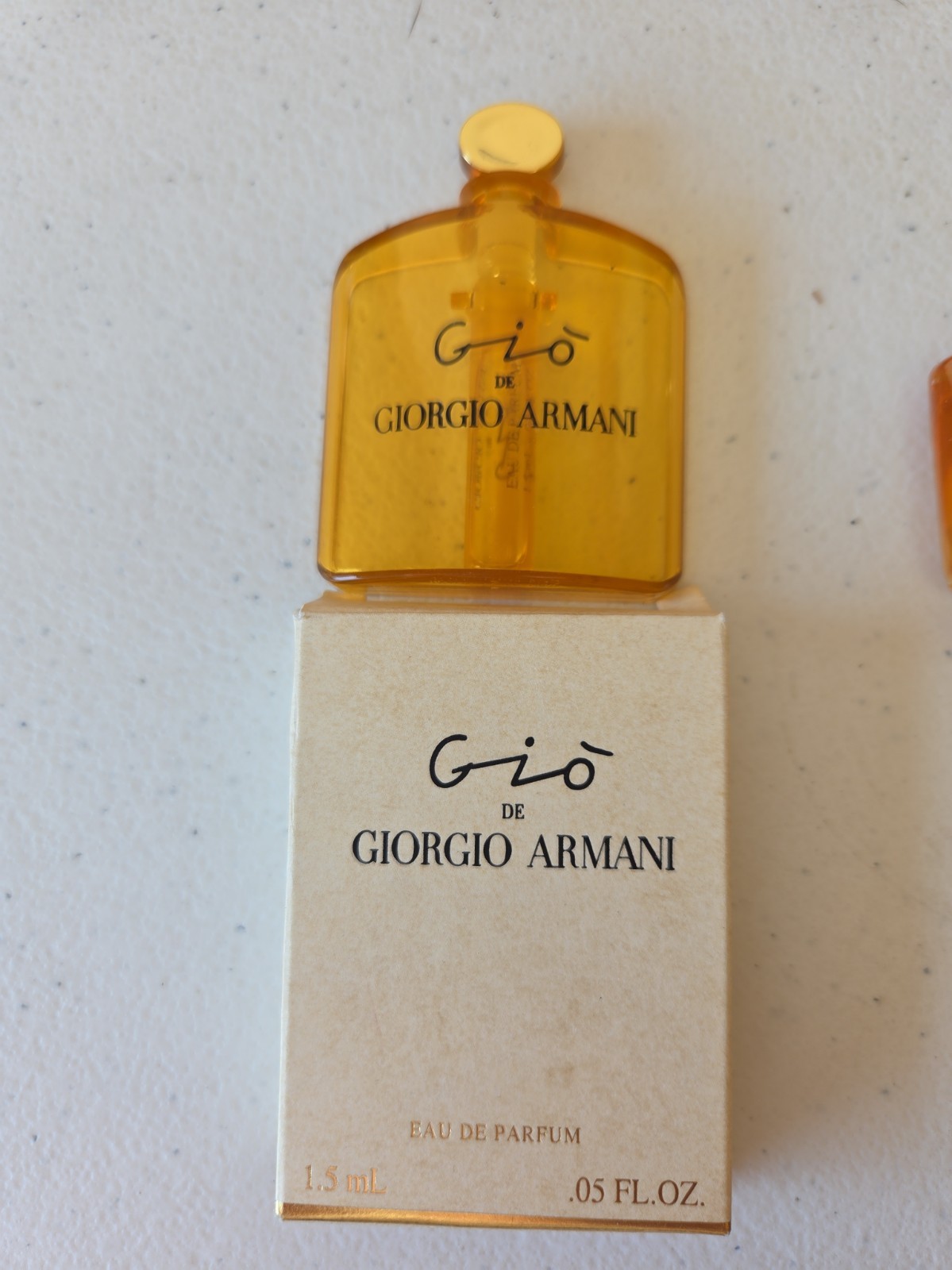 RARE VINTAGE GIÒ DE GIORGIO ARMANI EAU DE PARFUM PROMOTIONAL SAMPLE Eva Stern