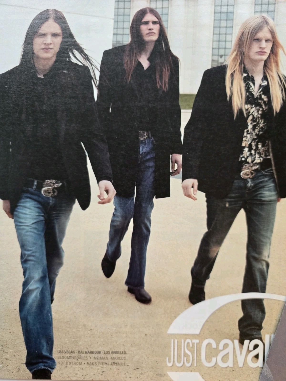 2006 Just Cavalli Mens Jeans vintage fashion ad