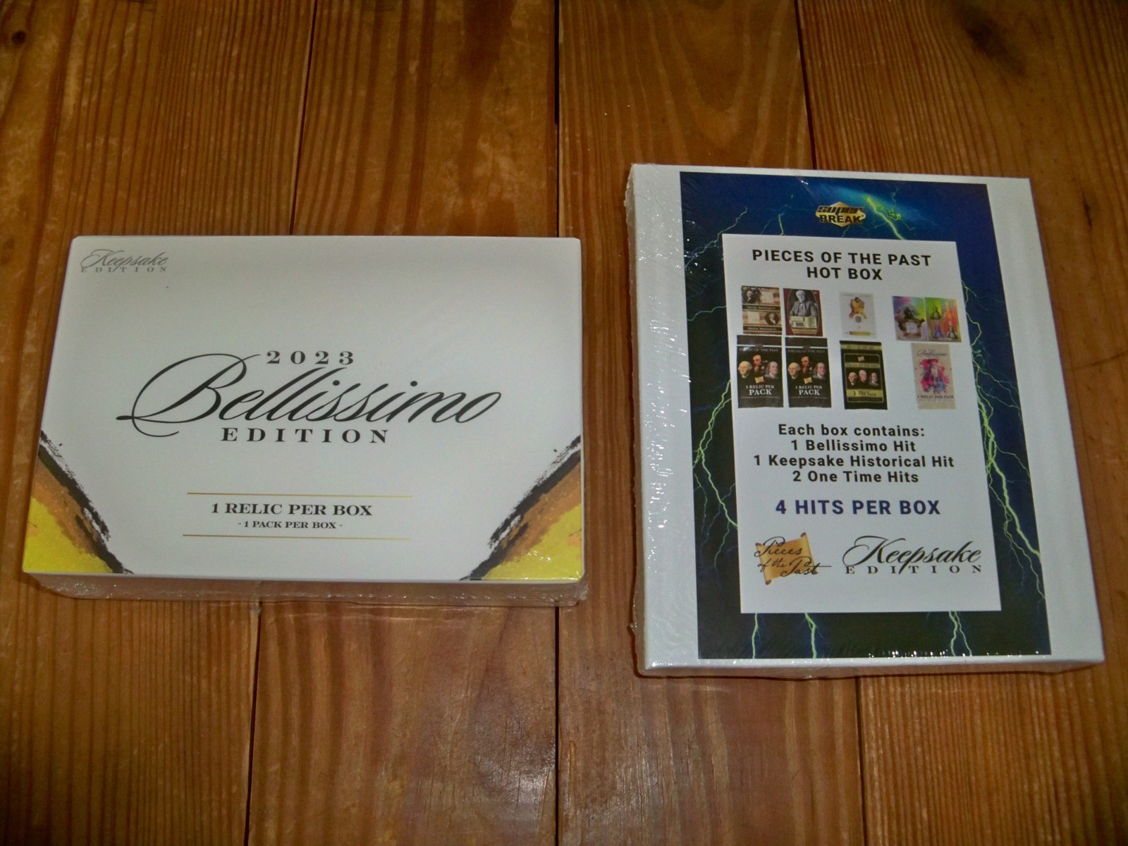 2 Sealed Keepsake Editions -- PIECES PAST Super Break 2024 HOT BOX / BELLISSIMO 2 Sealed Keepsake Editions -- PIECES PAST Super Break 2024 HOT BOX / BELLISSIMO