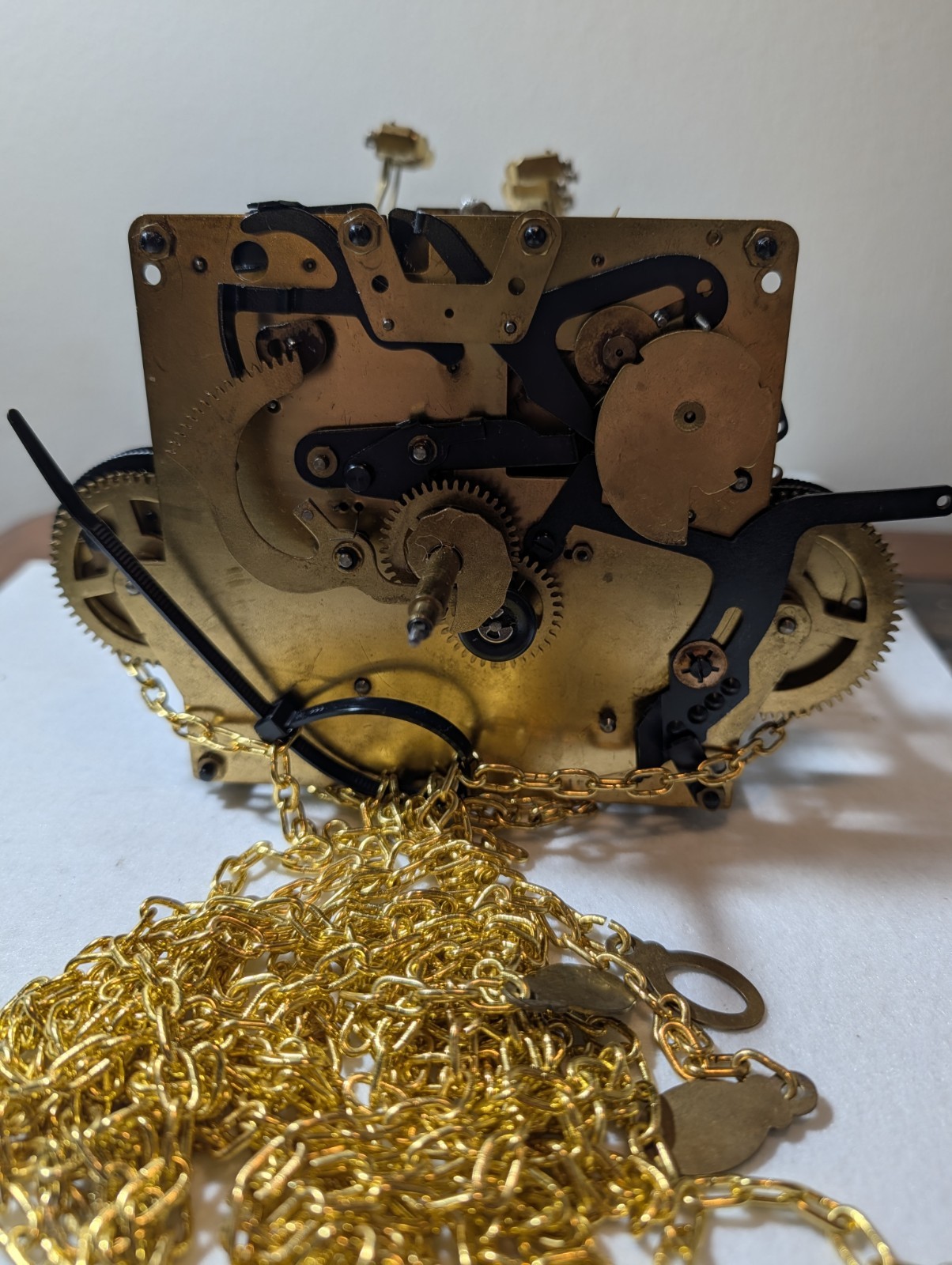 Vintage 1979 Jauch 61 500 German 8 Day Triple Chime Grandfather Clock Movement