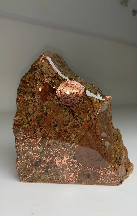 Very High Grade Copper Ore – Self-Standing Polished Specimen