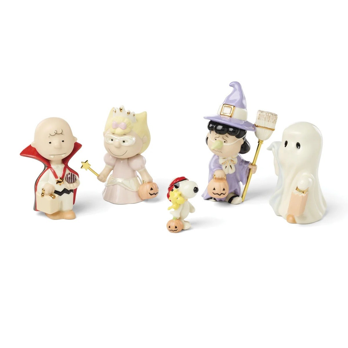 Lenox Peanuts Tricks & Treats 5 Piece Figurine Set Halloween Charlie 2026
