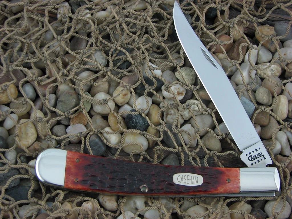 Case Millennium 2000 Chestnut Bone Banana Trapper with TruSharp steel 6151 MM078