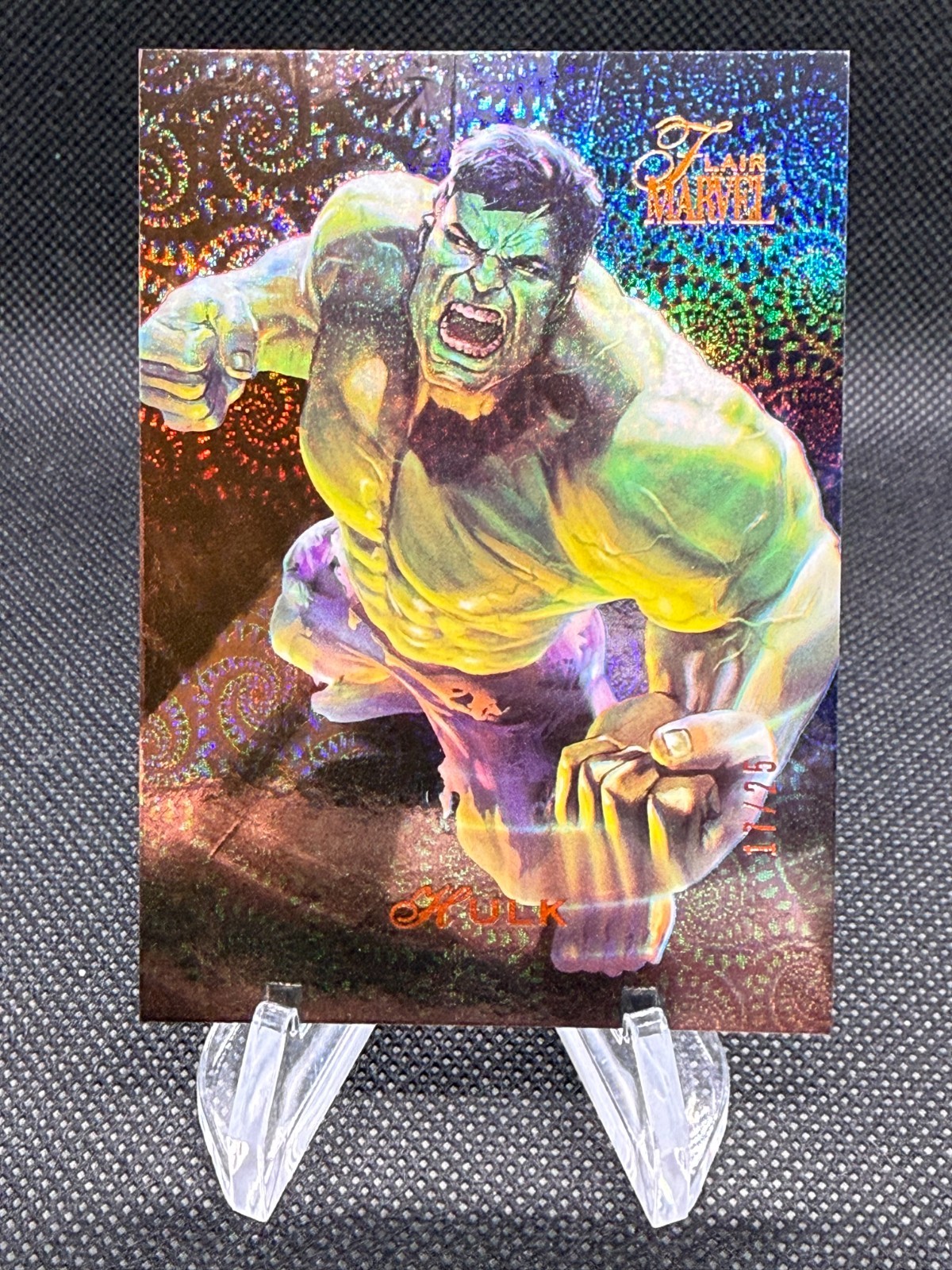 2023 Marvel Flair Daybreak Parallel 6 Hulk 17/25