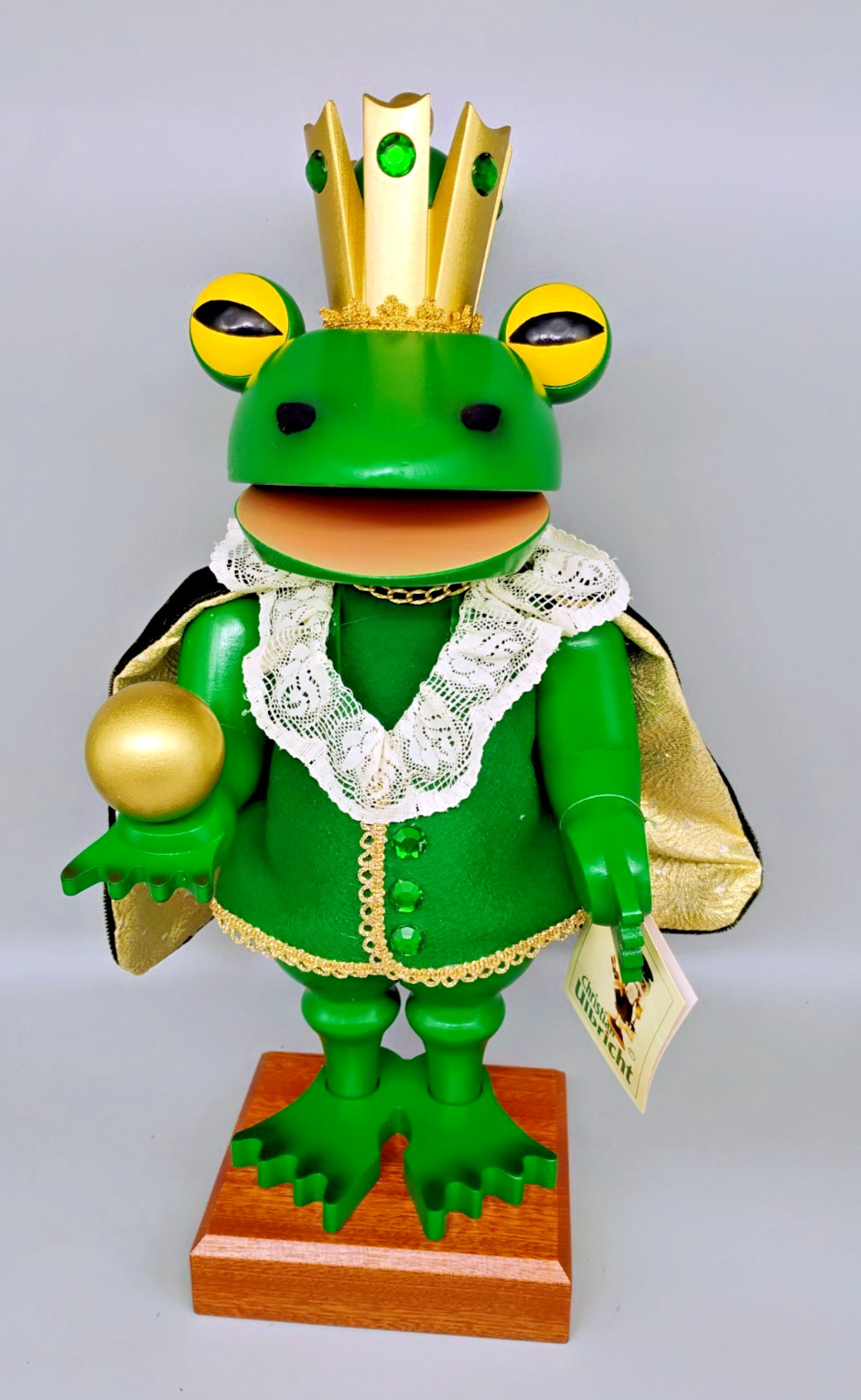 RARE - Christian Ulbricht Frog King - Limited Edition Collectors Club Nutcracker