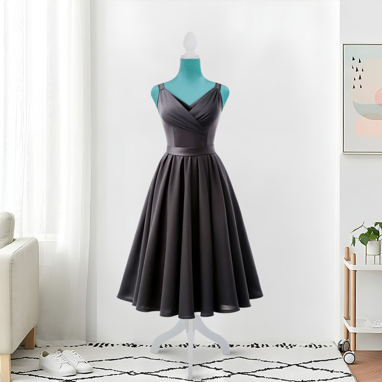 Mannequin Body Dress Form Torso Female Manikin 49.6-63.4 Inch Height Adjustable
