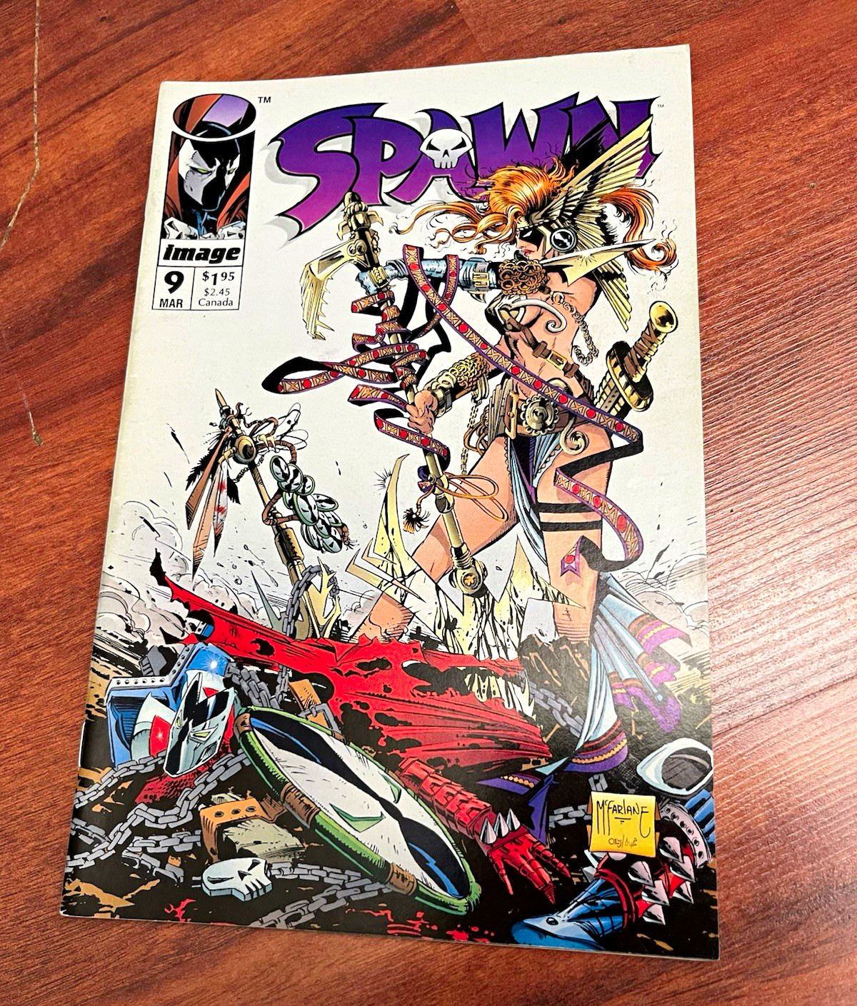 Image Spawn #9 (1993) Todd McFarlane Cover/Story - Spawn Comic Book Image Spawn #9 (1993) Todd McFarlane Cover/Story - Spawn Comic Book