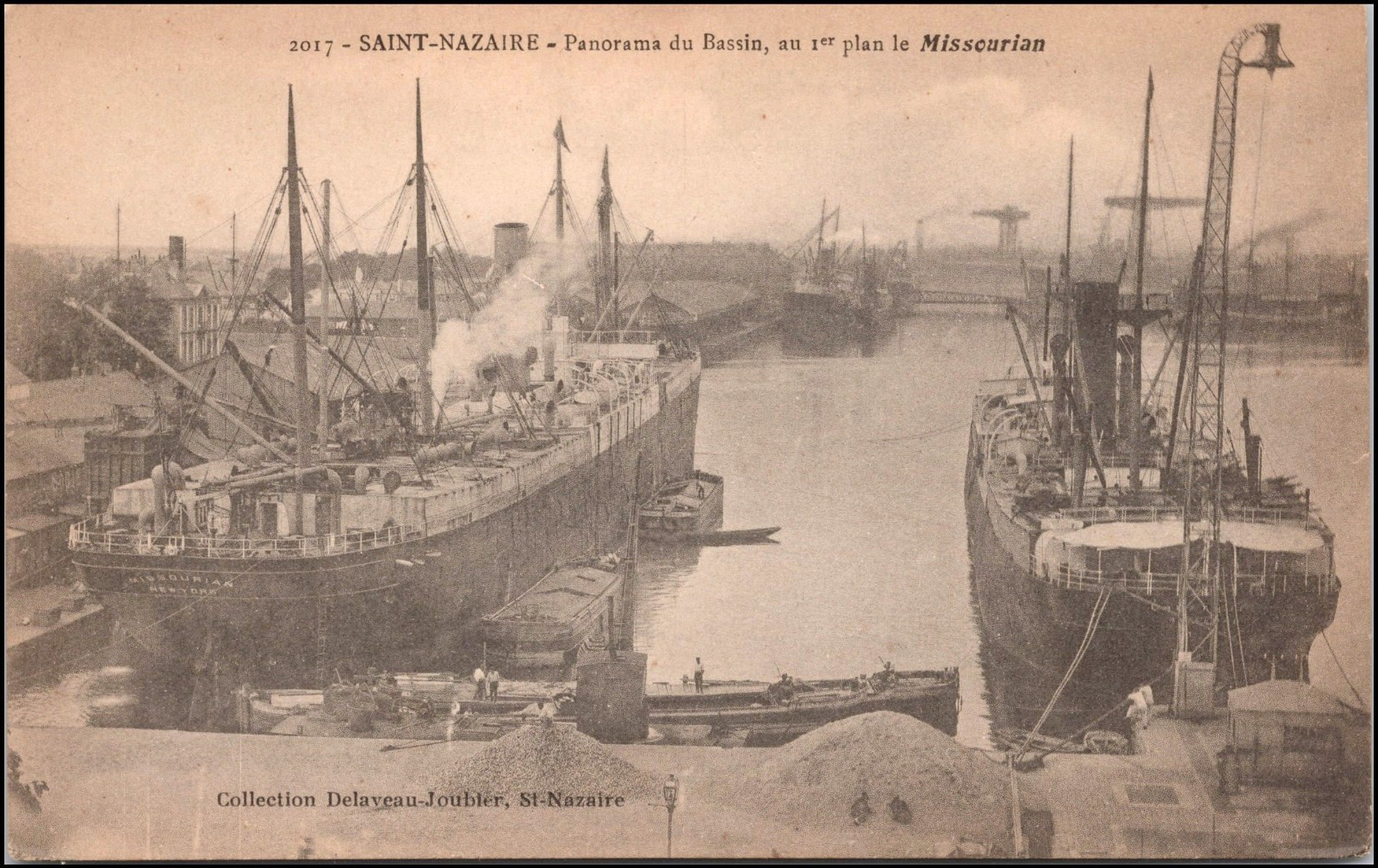 France, Saint Nazaire, View Of The Bay & Missouri River -Postcard R765
