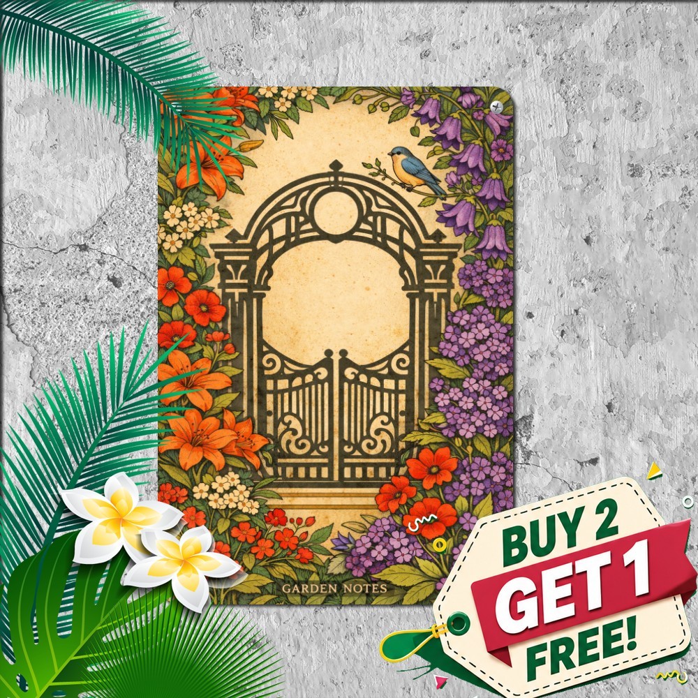 vintage floral decorative illustration centered geometric emblem full