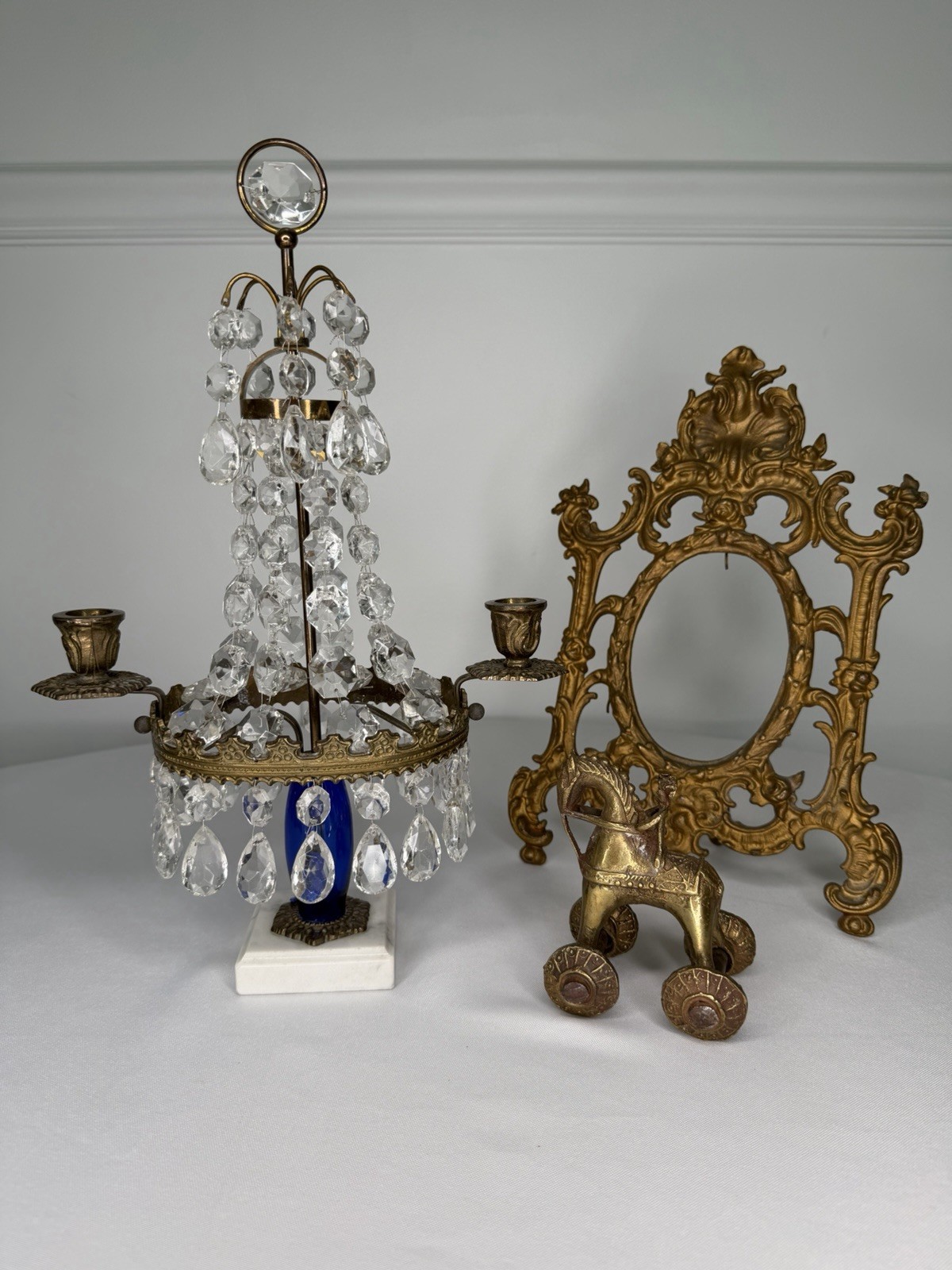 Antique Late 18th Century Gustavian Style Girandole Candelabra. Gorgeous