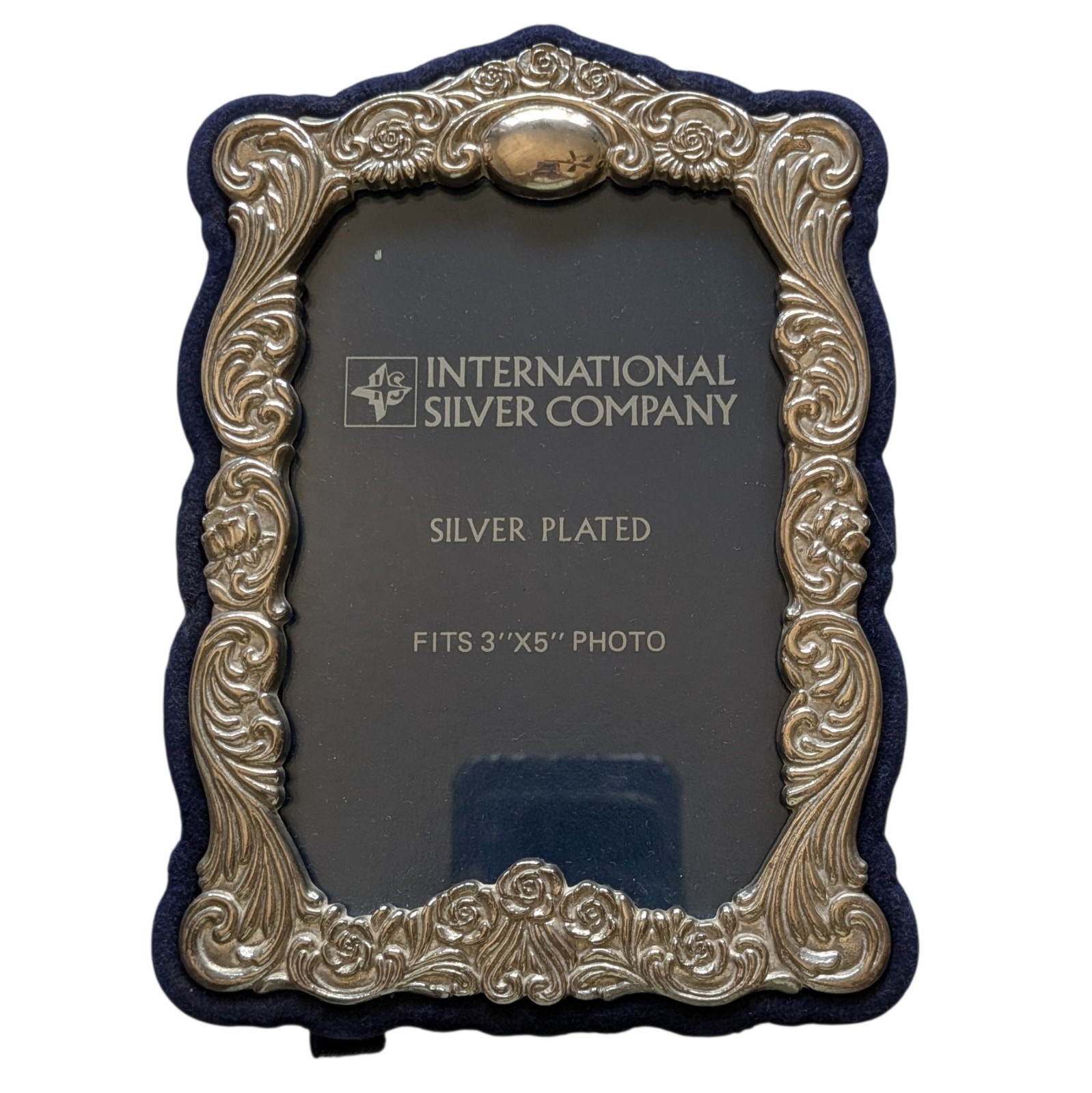 Silver-Plated Decorative 3x5 Photo Frame International Silver Co Victorian