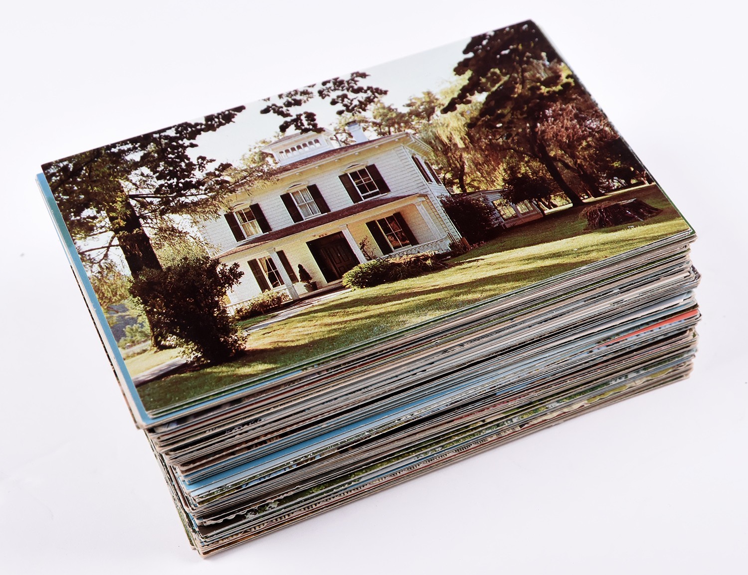 Bulk 175 Vintage Postcard Lot Used & Unused Historic Homes Houses Mansions  – 12