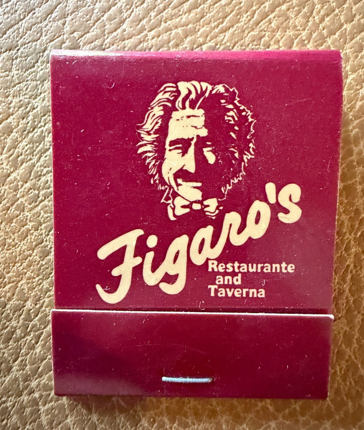 Vintage 1980s Figaro’s Restaurante Taverna Matchbook Plano Addison Texas Dallas