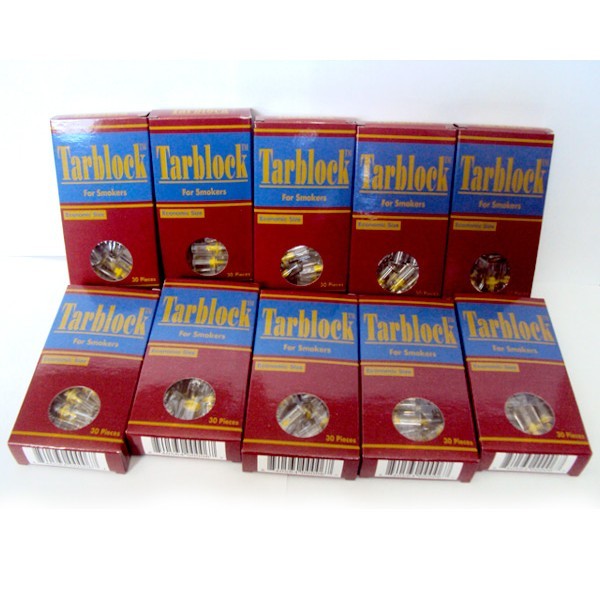 Tarblock Cigarette Filters pack of 10  ( 300  filters )