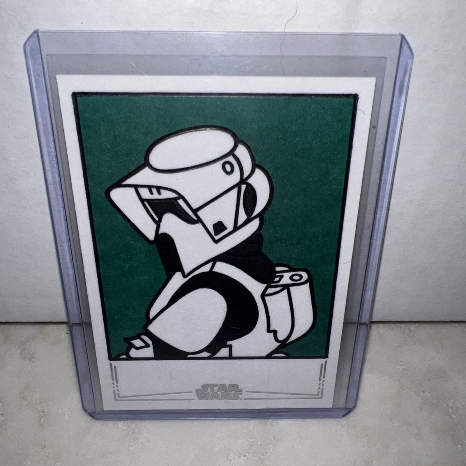 Star Wars Topps 2026 Chrome sketch card Scout Trooper