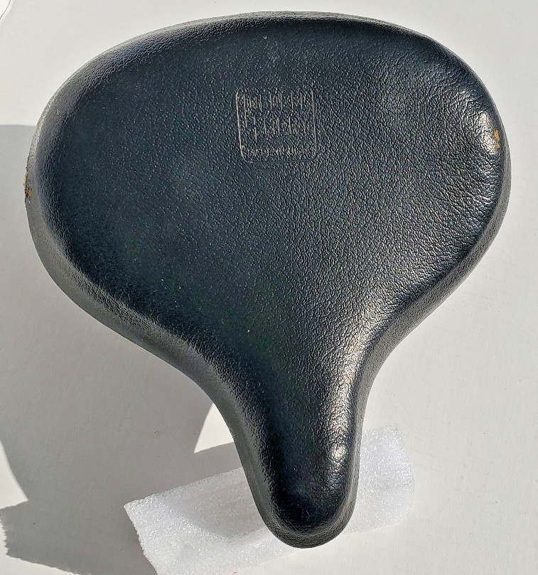 Lobdell Emery Leather Prewar Bicycle Saddle Seat Schwinn Shelby Monarch Elgin