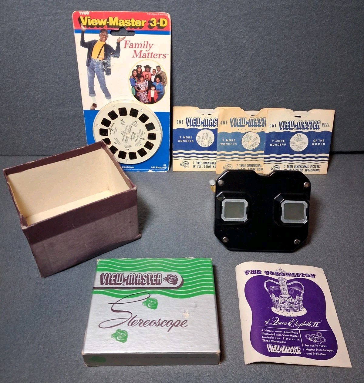 Vintage Sawyer’s View-Master Viewer in Box with 6 Reels