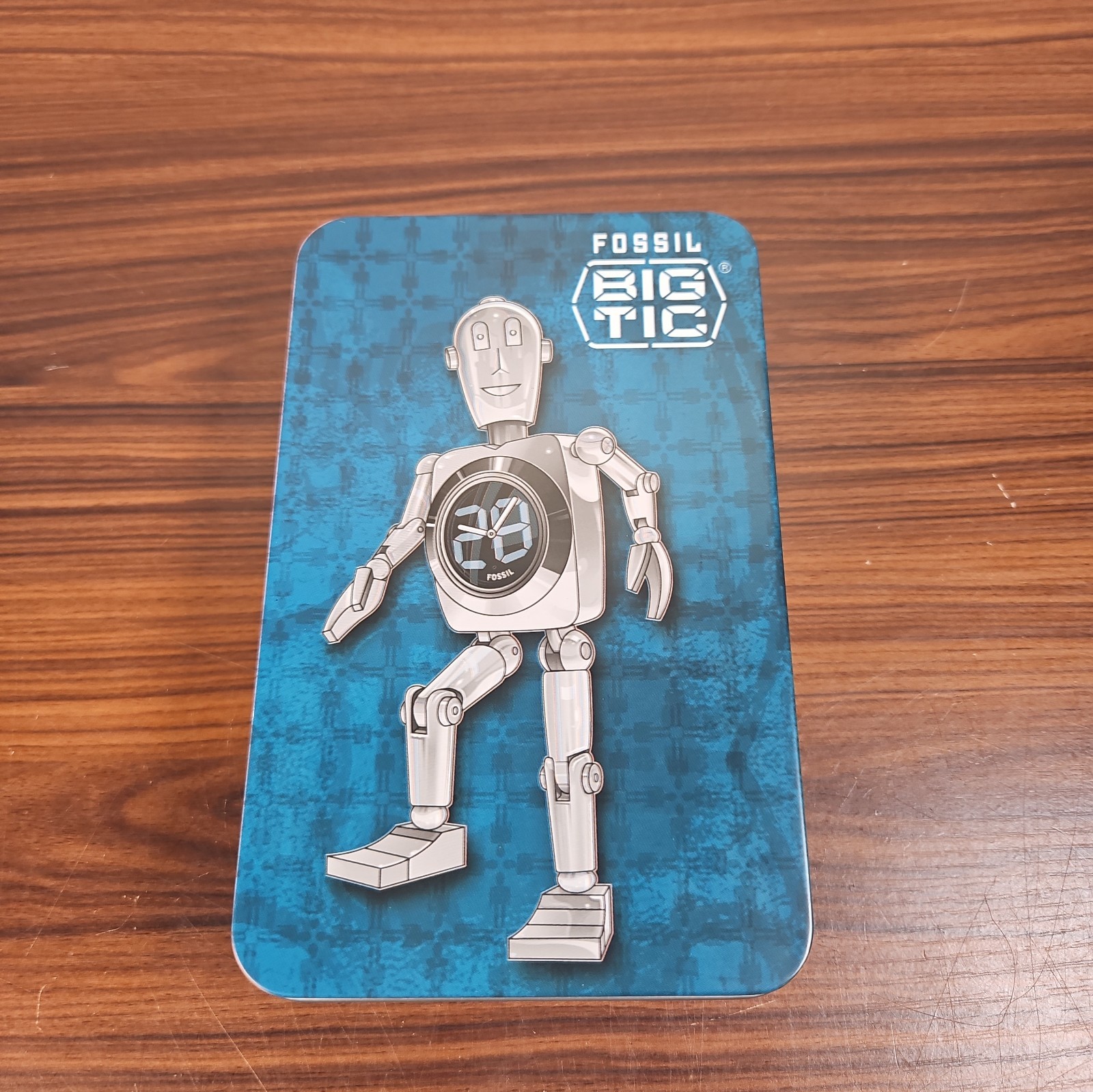 Rare Fossil Stan BIG TIC Ll2550  Robot Clock - NIB