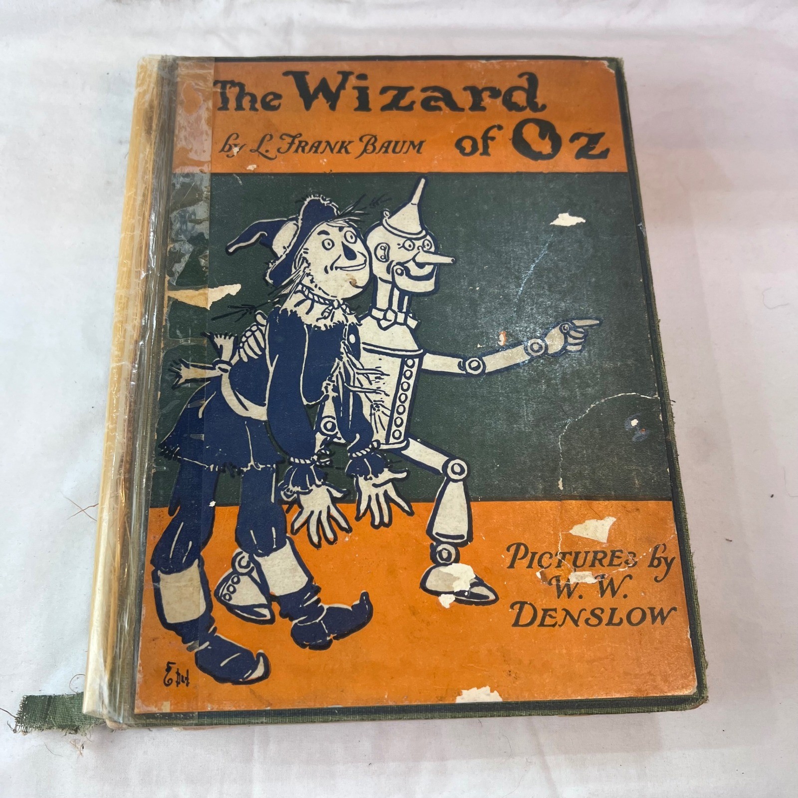 1903 The Wizard Of Oz, Hard Cover Book By L Frank Baum, Pictures by WW Denslow