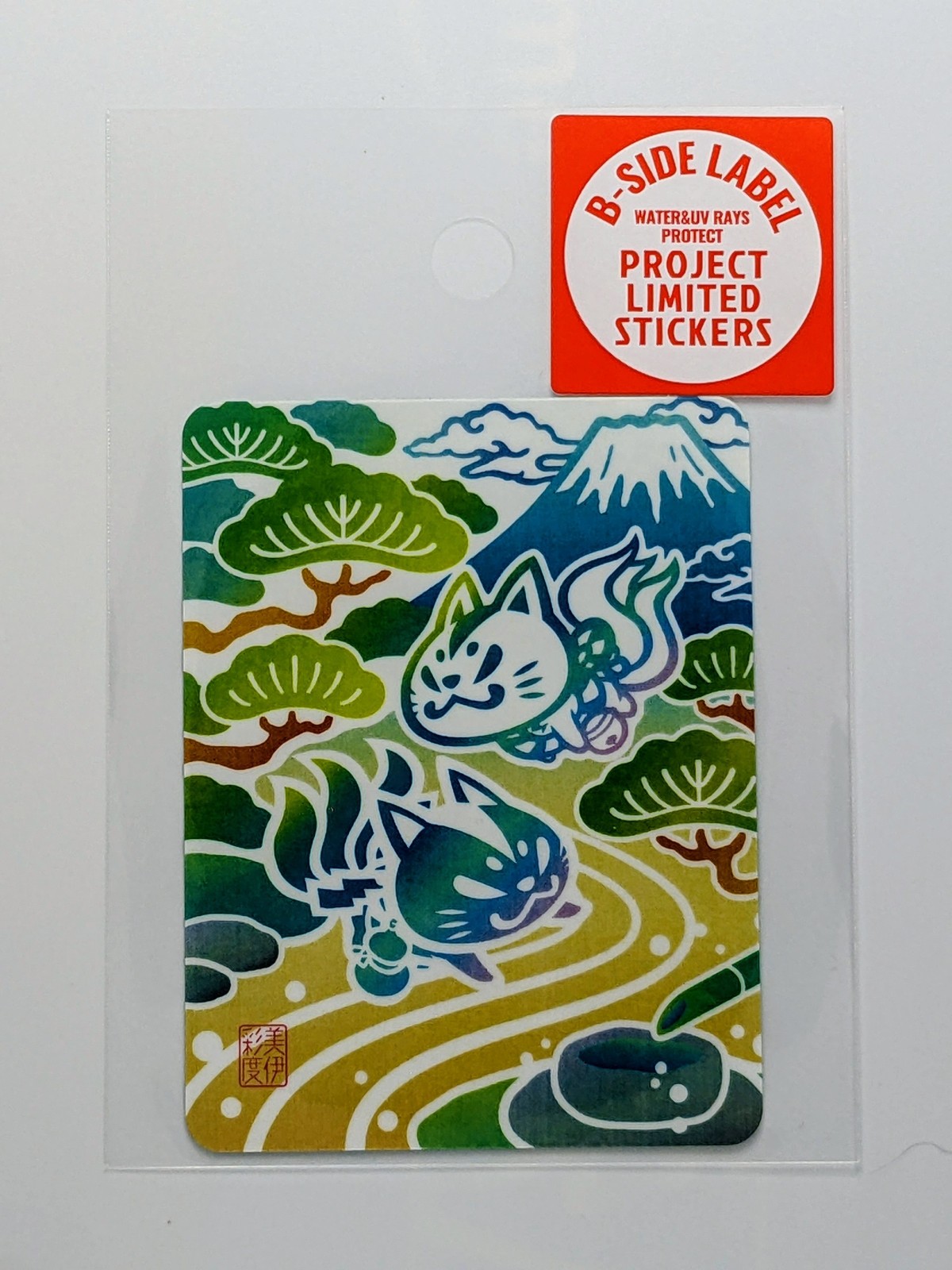 B-Side Label Sticker Inari Kitsune Fuji bonsai spring Waterproof US SELLER
