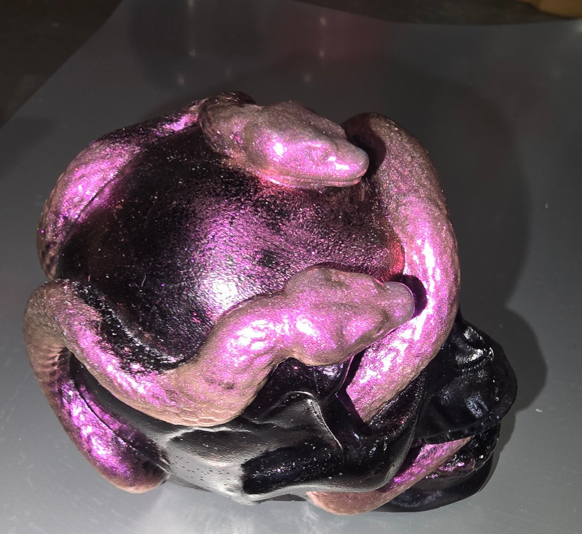 Handmade Serpent Skull