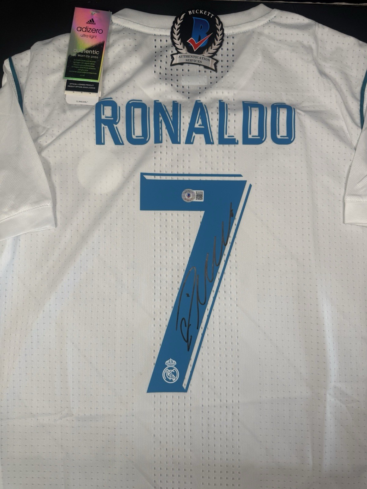 Cristiano Ronaldo Signed Real Madrid Jersey 2017/18 + Beckett COA