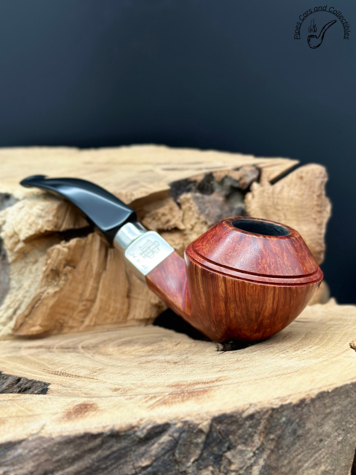 Ser Jacopo La Fuma Finche Tira Smooth Bent Bulldog Smoking Pipe
