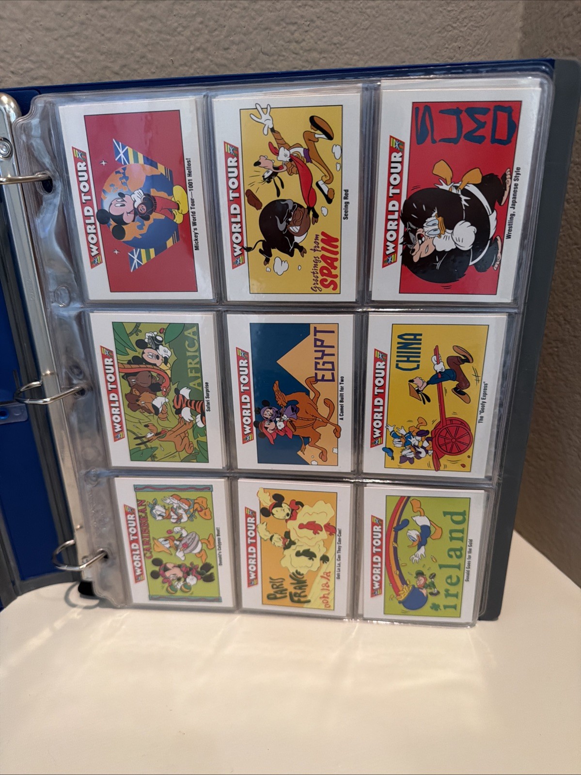Complete 1991 Disney World Tour Card Set #172–210 – 39 Cards