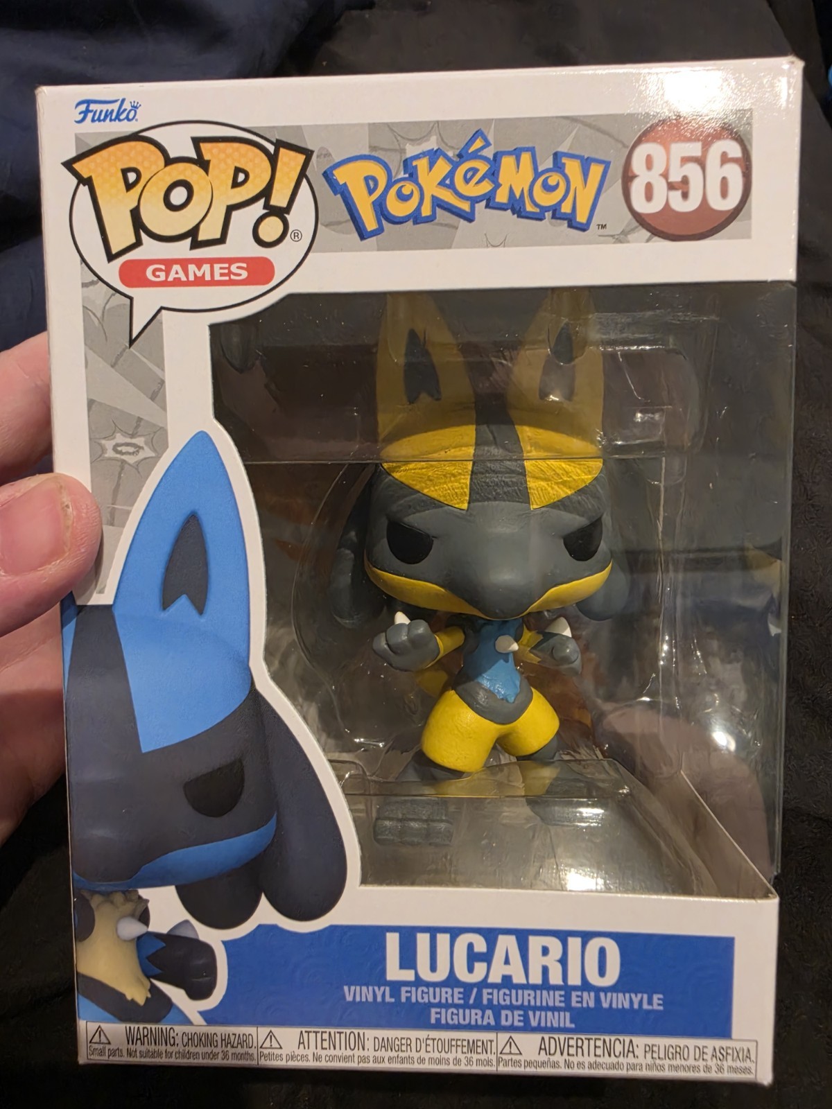 Funko Pokémon Lucario #856 Boxed Custom Painted Shiny