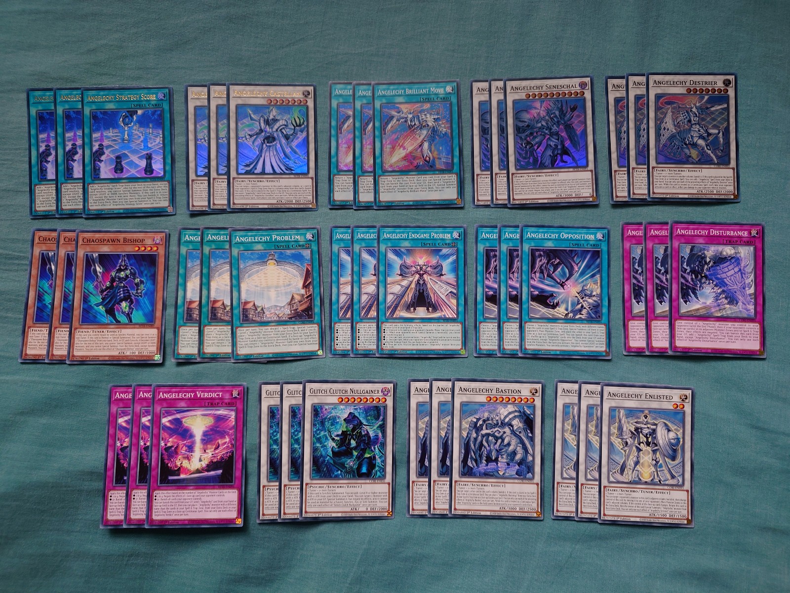 ANGELECHY STRATEGY SCORE 42 CARD DECK BETB CORI 1st Ed ULTRA YUGIOH *NEW & MINT*