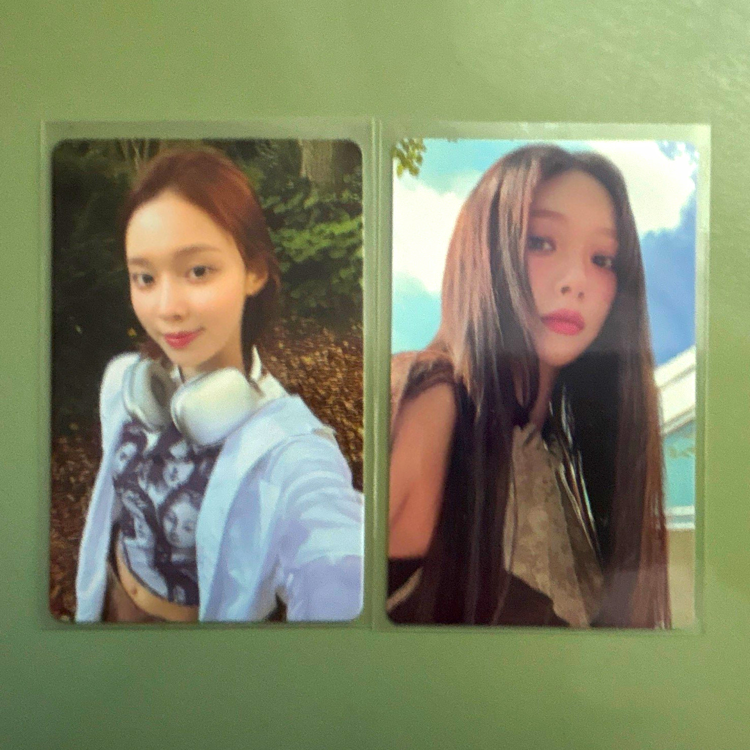 aespa aespisode rare photocard: winter and karina