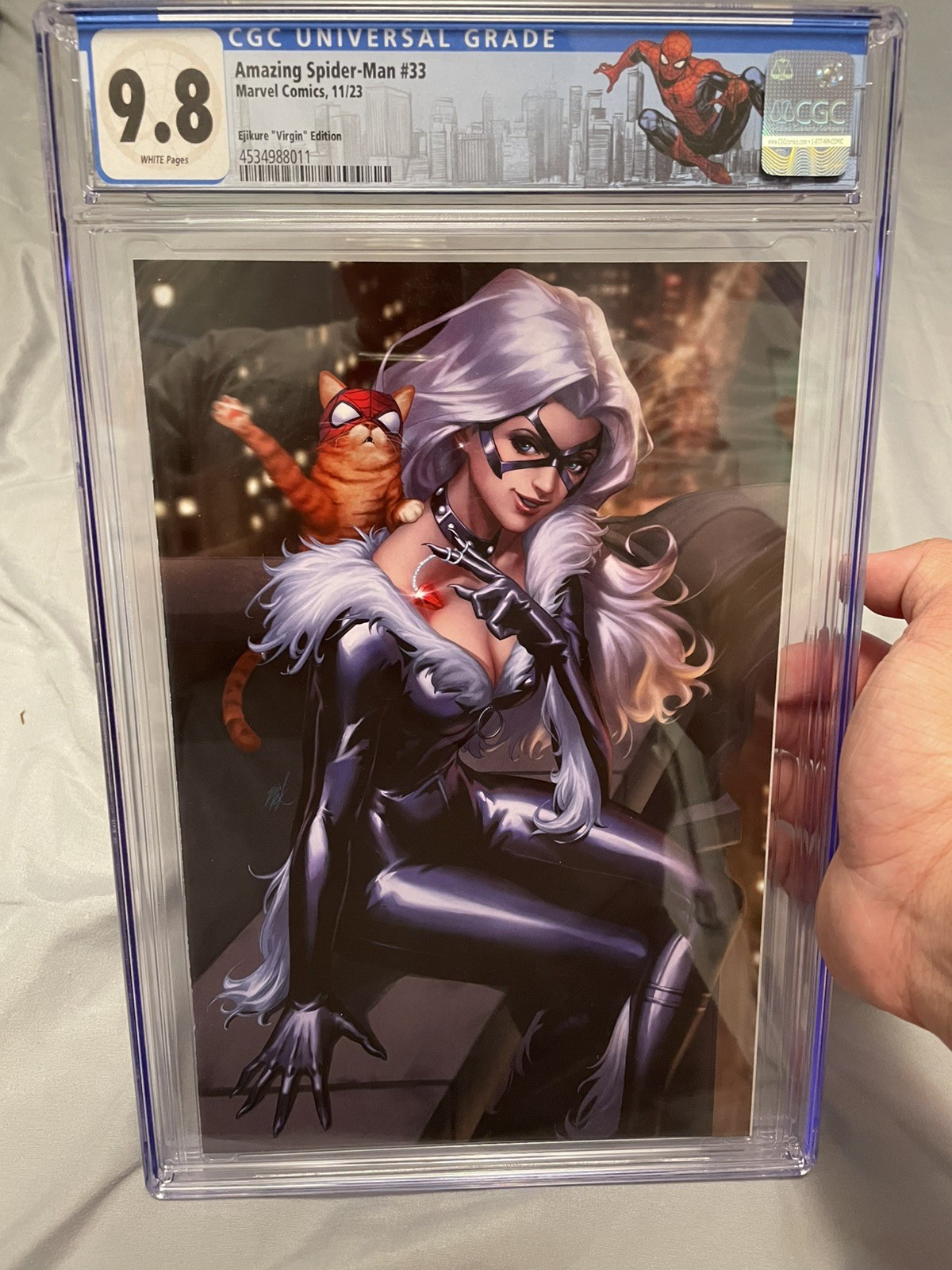 Amazing Spider-Man 33 - Ejikure VIRGIN Variant Cover - CGC Graded 9.8
