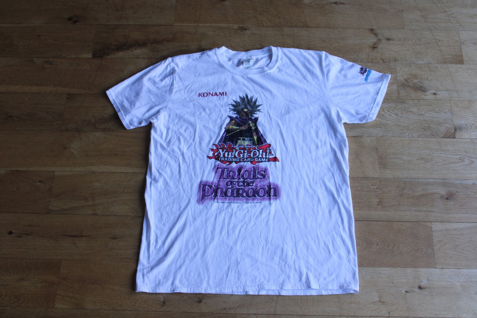 YU-GI-OH \'Trials of the Pharoah\' SPEED DUEL PRIZE - KONAMI T-shirt Size Large