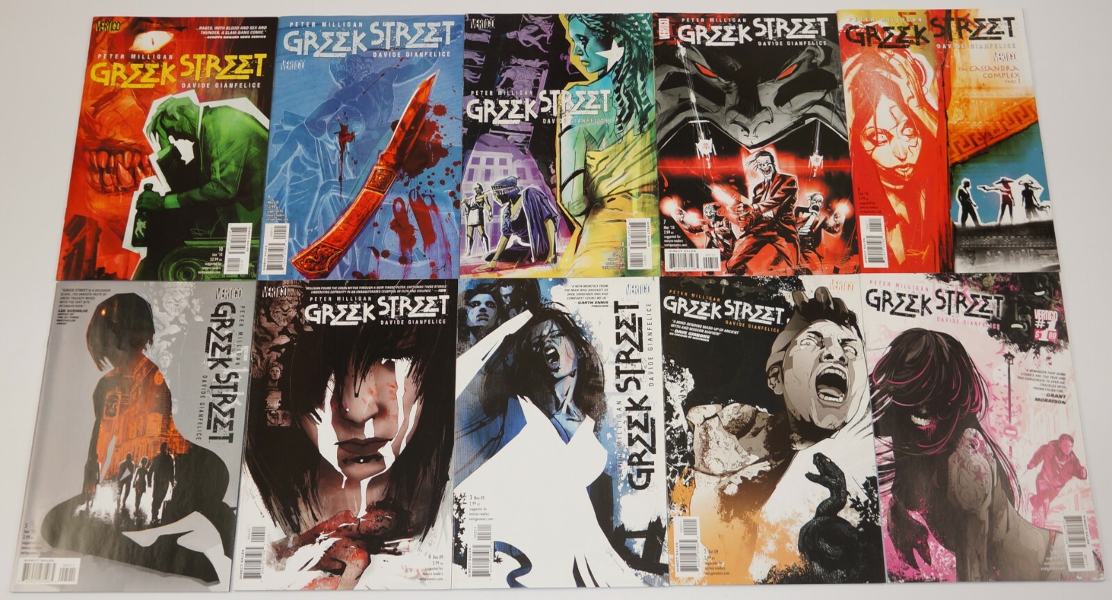 Greek Street #1-16 VF/NM complete series - Peter Milligan - Vertigo Comics