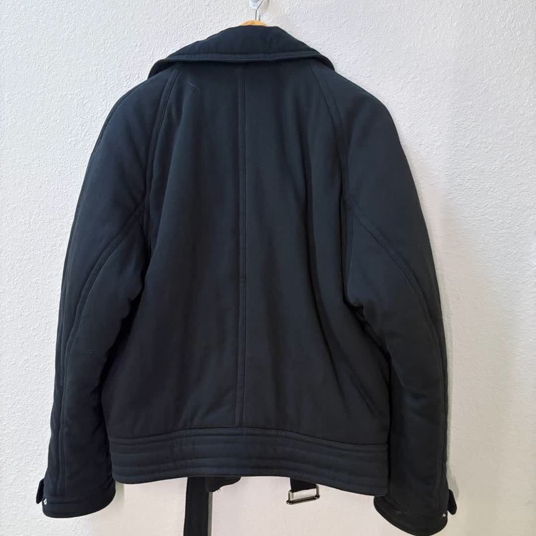 Dries Van Noten FW22 Cotton Belted Jacket, Black, Size M