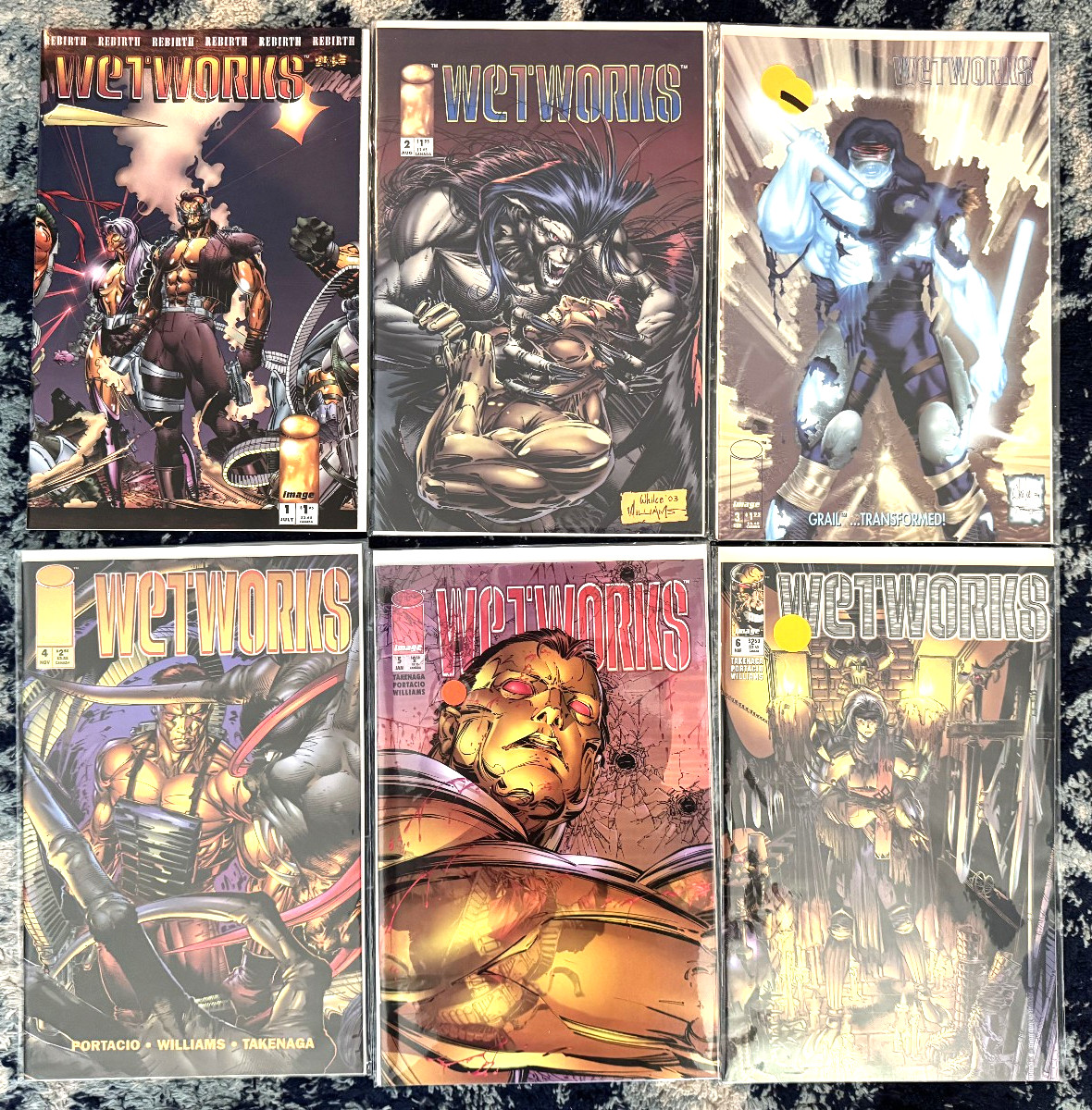 WETWORKS #1-6 Image Comics Whilce Portacio Art 1 2 3 4 5 6 NM 1992