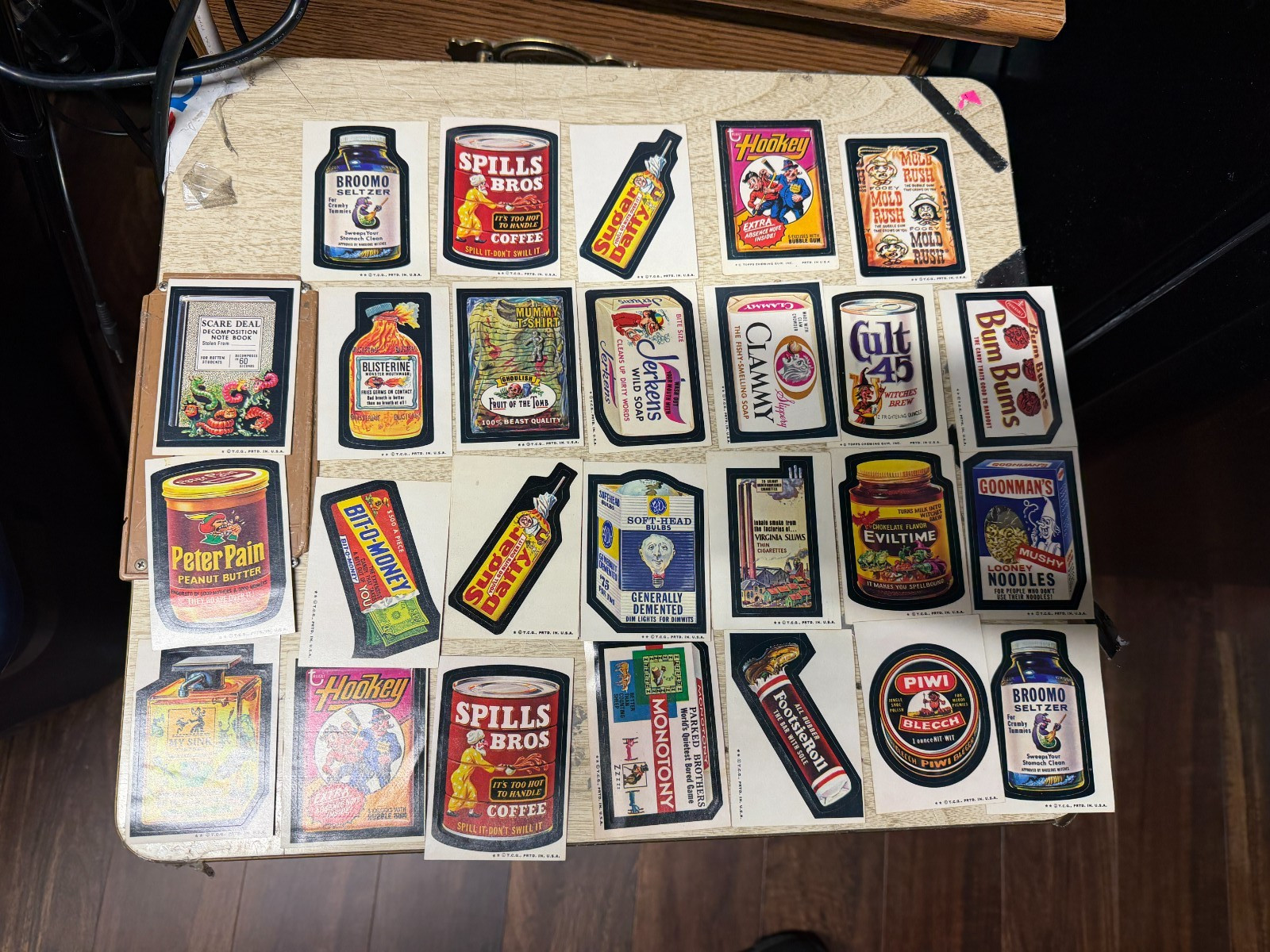 1974 Topps Wacky Packages Lot