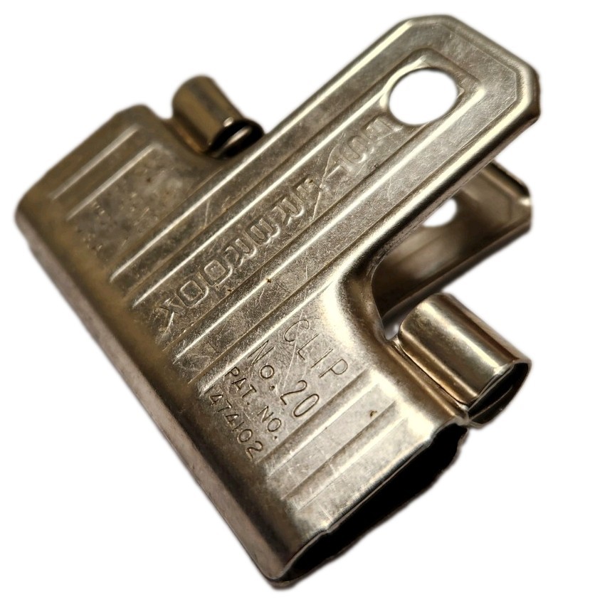 Vintage Steel Esterbrook Paper Clip Patent No. 20 Ball Bearing USA 1474102