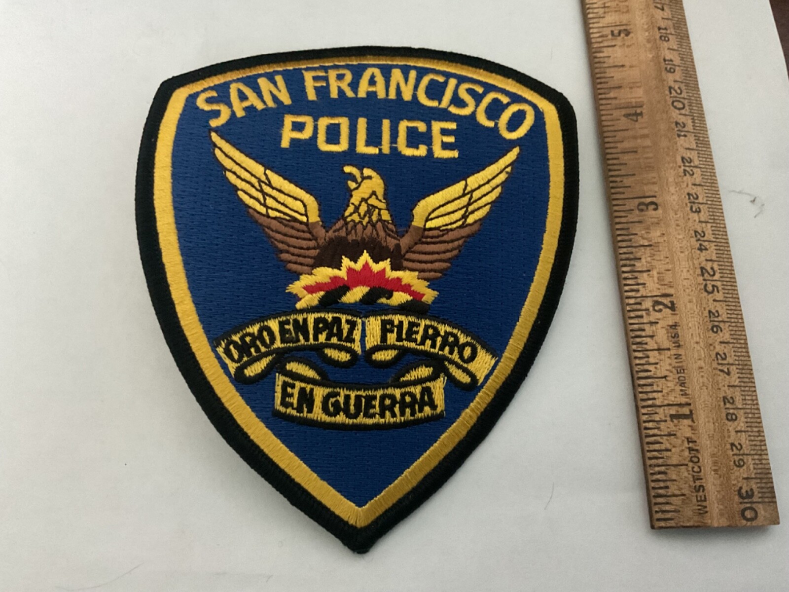 San Francisco Police collectable patch new full size