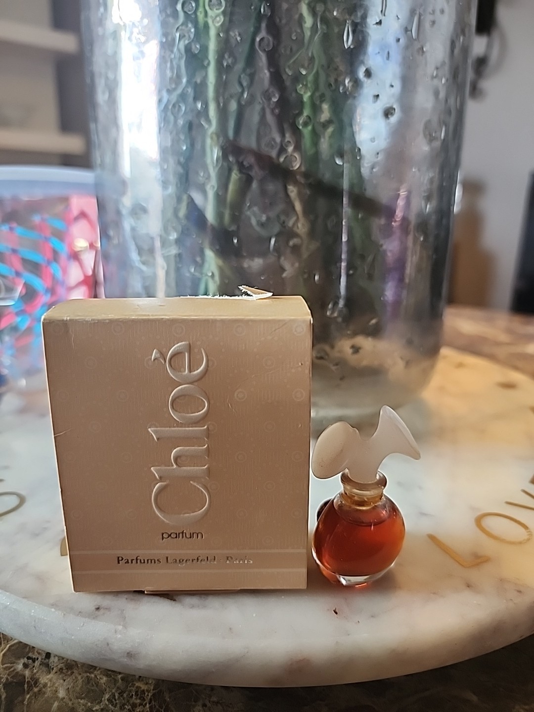 Vintage CHLOE PARFUM Mini With Box 1/8oz See Description